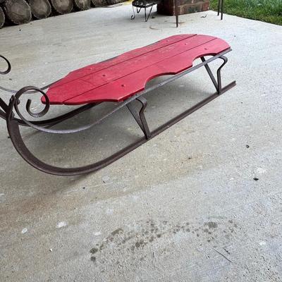 Victorian Style Children’s Sleds & Brookfield Ice Skates (BD-RG)