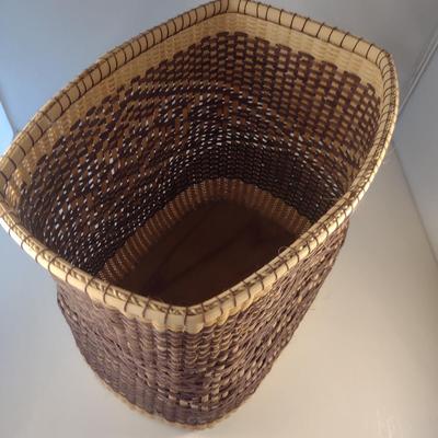 Hand Woven, Artisan Created Basket (Purple)