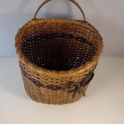 Hand Woven, Artisan Created Flat Back Basket