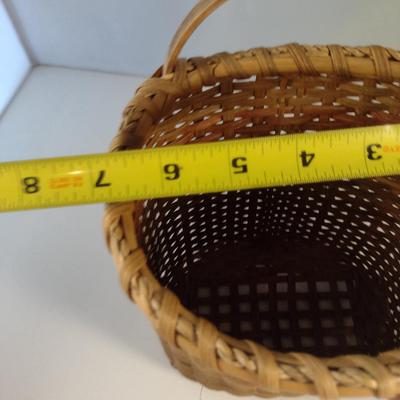 Hand Woven, Artisan Created Flat Back Basket