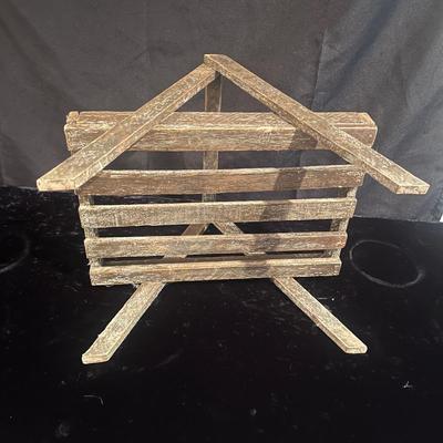 Wooden Strawberry Basket Carrier & Metal Egg Basket (BS-MG)