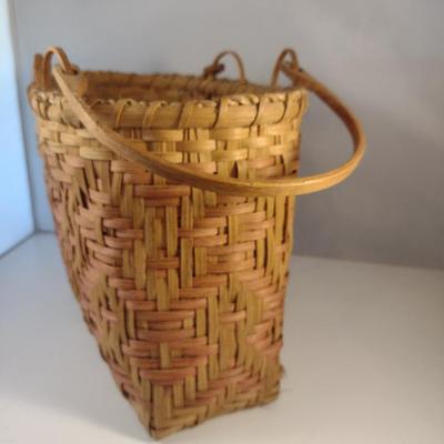 Hand Woven, Artisan Created Double Handle Basket