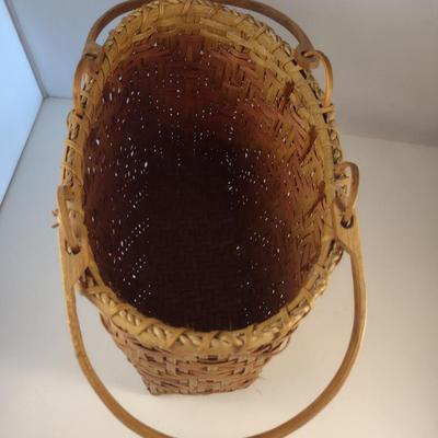 Hand Woven, Artisan Created Double Handle Basket