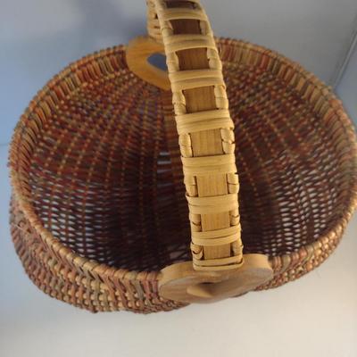 Hand Woven, Artisan Created Buttocks Basket