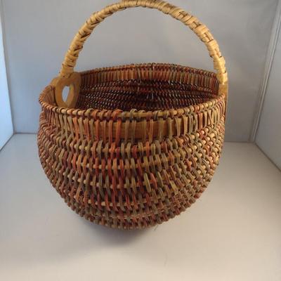 Hand Woven, Artisan Created Buttocks Basket