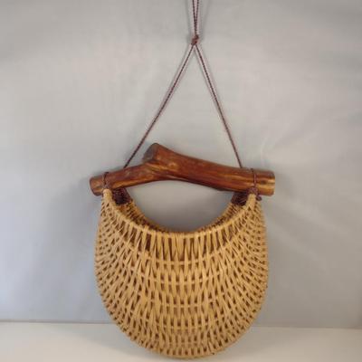 Hand Woven, Artisan Created Hanging Basket