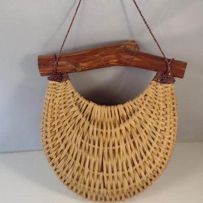Hand Woven, Artisan Created Hanging Basket
