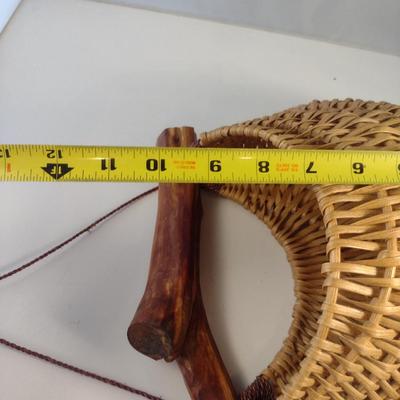 Hand Woven, Artisan Created Hanging Basket