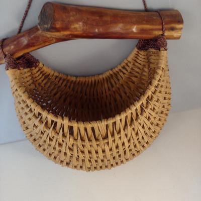 Hand Woven, Artisan Created Hanging Basket