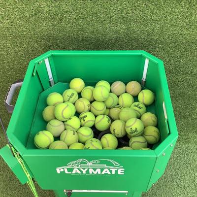 165 Playmate Half Volley Portable Tennis Ball Pitching Machine