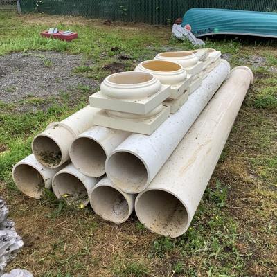 170 Lot of Seven Architectural Columns w/Bases