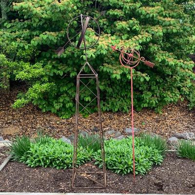Armillary Sphere Iron Garden Sculptures (OY-HS)