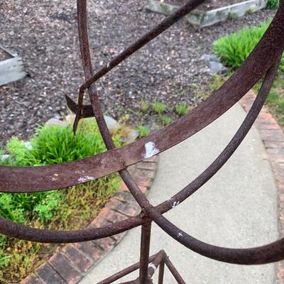Armillary Sphere Iron Garden Sculptures (OY-HS)