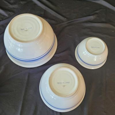 Crate and Barrel Nesting Bowls and More (K-CE)