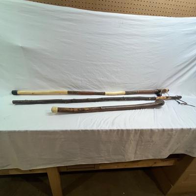 Sharon Road, David Boone Carved Walking Sticks (BS-MG)