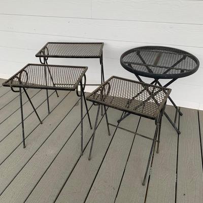 Small Wrought Iron Patio Tables (OP-HS)