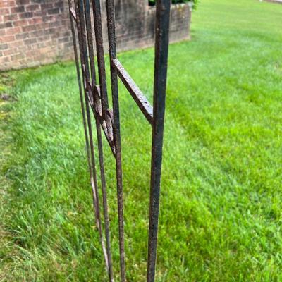 Wrought Iron Corner Shelf Unit & Trellis (OY-RG)