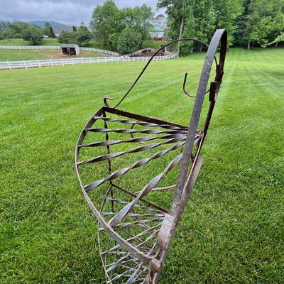 Wrought Iron Corner Shelf Unit & Trellis (OY-RG)