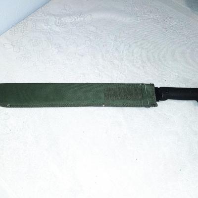 MACHETE WITH CANVAS SLEEVE COVER