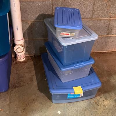 Sterilite & More Storage Tubs With Lids (BS-RG)