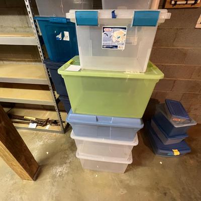 Sterilite & More Storage Tubs With Lids (BS-RG)