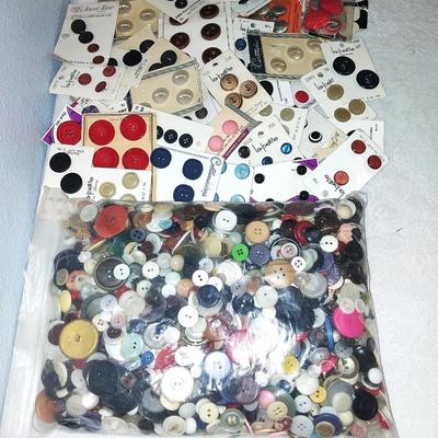 VERY LARGE BUTTON COLLECTION