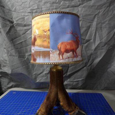 Vintage Moose Leg Lamp Taxidermy