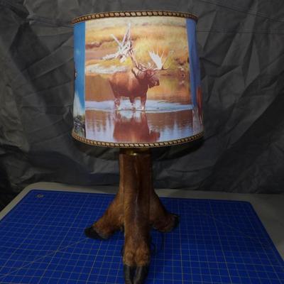 Vintage Moose Leg Lamp Taxidermy