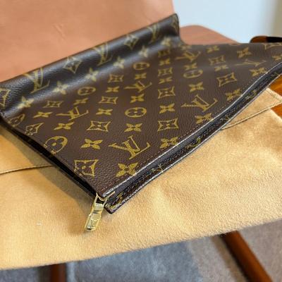 Louis Vuitton Clutch, Dust Bag, Paper Bag