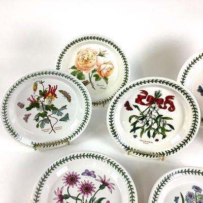 225 Ten Portmeirion "Botanic Garden" 8.5" Salad Plates