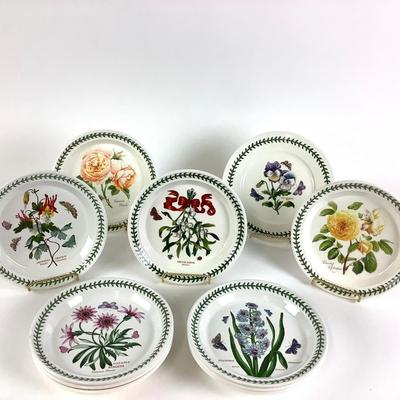 225 Ten Portmeirion "Botanic Garden" 8.5" Salad Plates