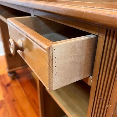 Solid Wood Computer Desk & Hutch ~ *Hurwitz Mintz