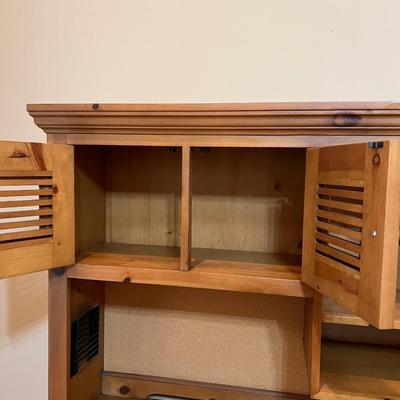 Solid Wood Computer Desk & Hutch ~ *Hurwitz Mintz