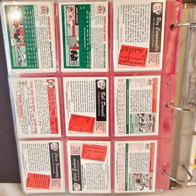 Two Binders Topps Baseball Cards - 1953 &'54 Reprints Negro Leagues & More (BO-JS)