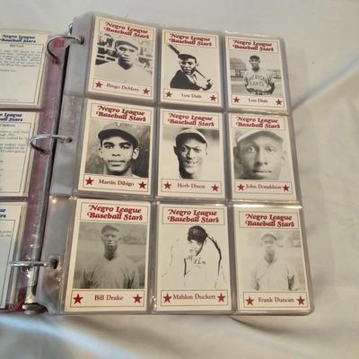 Two Binders Topps Baseball Cards - 1953 &'54 Reprints Negro Leagues & More (BO-JS)