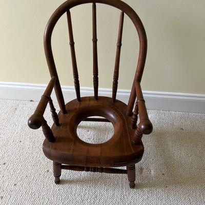 Vintage Child’s Hoop Back Potty Chair and More (UB1- MK)