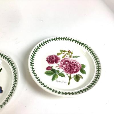 226 Set of Nine Portmeirion "Botanic Garden" 10.5"Dia Dinner Plates