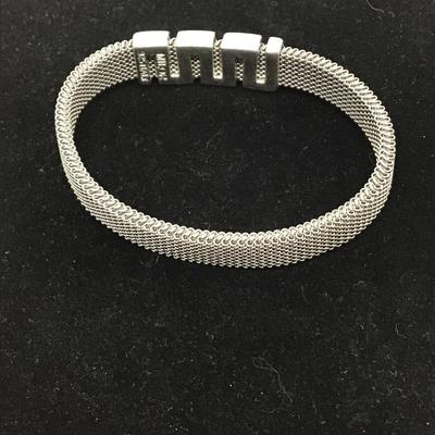 Milor 925 Italy silver mesh link Bracelet