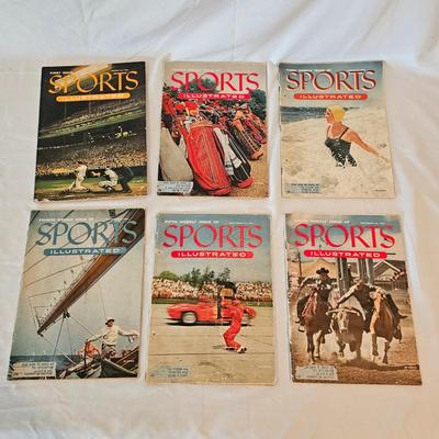 First Six Issues of Sports Illustrated Magazine (BO-JS)