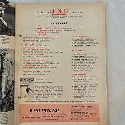 First Six Issues of Sports Illustrated Magazine (BO-JS)