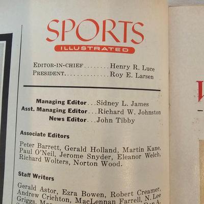 First Six Issues of Sports Illustrated Magazine (BO-JS)