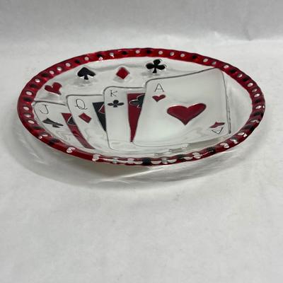 Poker Cards Display Plate