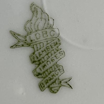 Antique French Limoges Porcelain 10" Duck Plate in VG Preowned Condition.