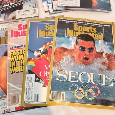 Assortment of Sports Illustrated Olympic Coverage Issues & More (BO-JS))