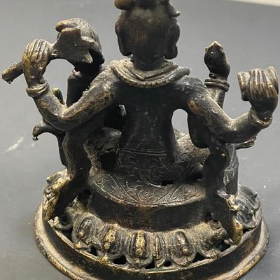 Tibet Bronze Diety Statue