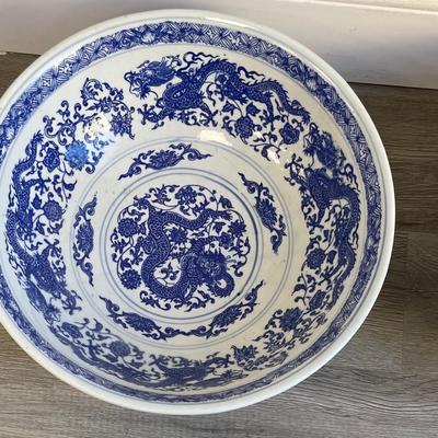 Twin Vintage Blue and White Bowl