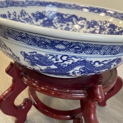 Twin Vintage Blue and White Bowl