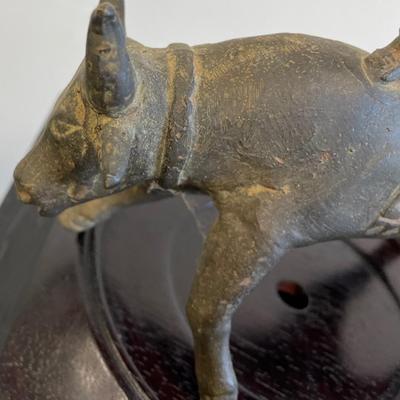 Early 20th C. Dancing Shiva on a Bull Bronze Figurine