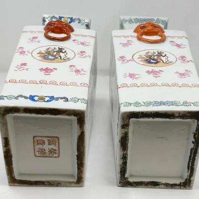 20th Century Chinese Twin vases (Republic Era)