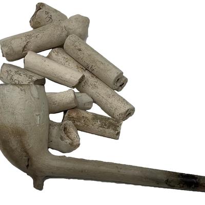 19C Clay Pipe and Fragments